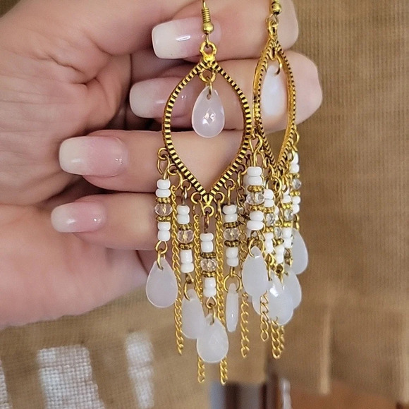Ear Envy Jewelry - 🔥LAST PAIR🔥 BOHO BEACH CHAIN TASSEL EARRINGS